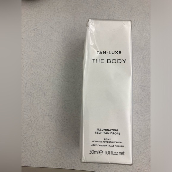 Tan-Luxe THE BODY ILLUMINATING SELF-TAN light medium DROPS new - Picture 4 of 7
